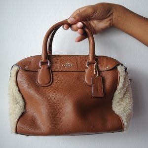 Coach Fur Hand Bag